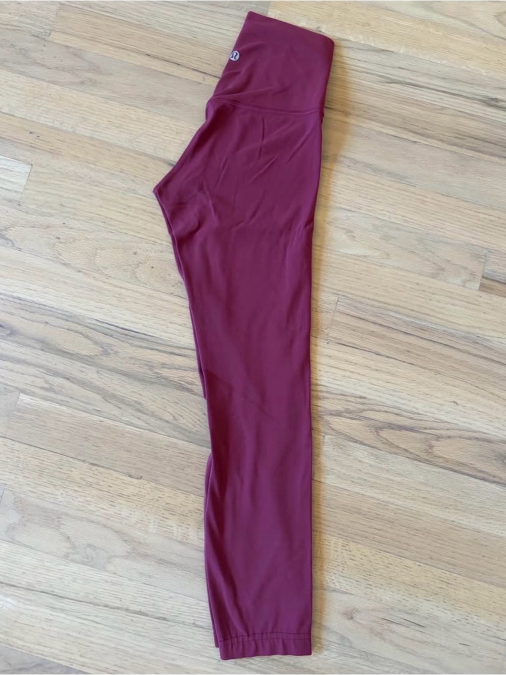 lululemon Burgundy High-Waist Leggings